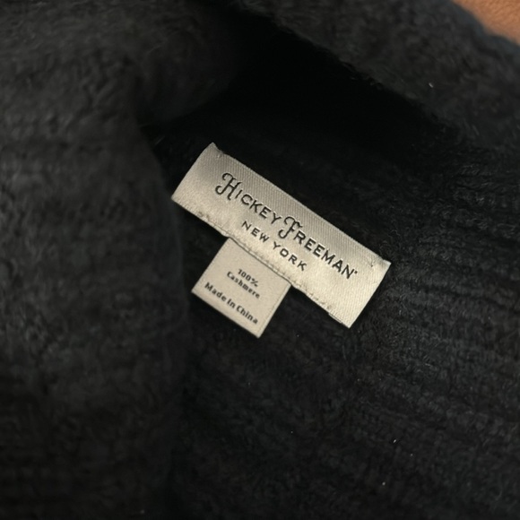 Hickey Freeman Rib Cuff Jersey Cashmere Beanie | ShopSimon Hickey Freeman Ribbed Knit Cashmere Beanie